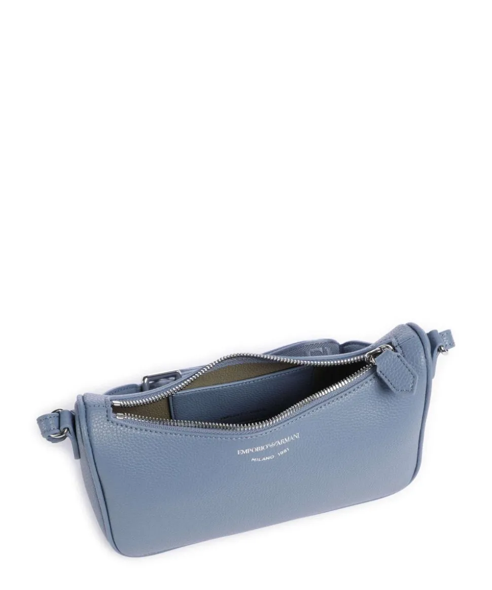 Lilly Umhängetasche Lederimitat blaugrau