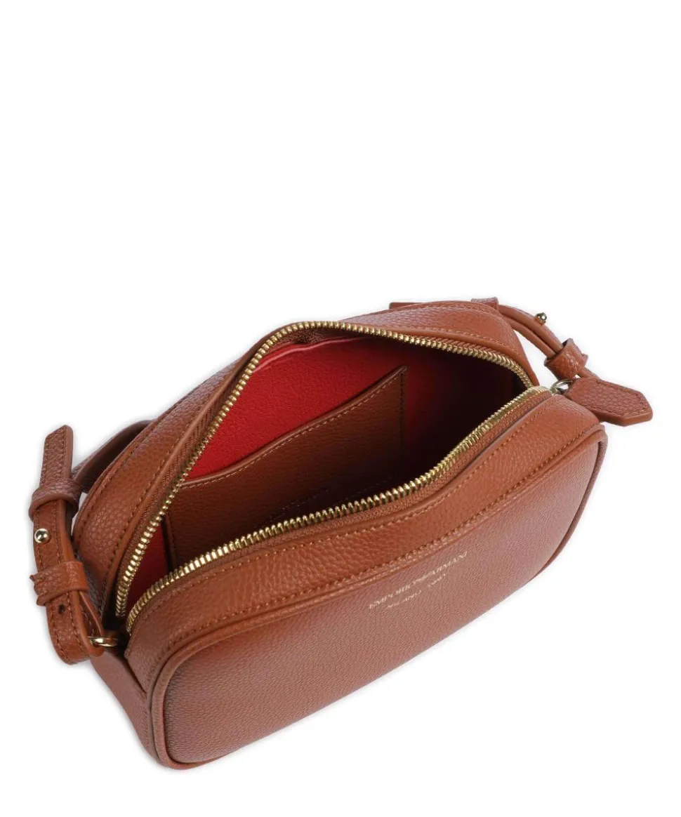 Lilly Umhängetasche Lederimitat braun