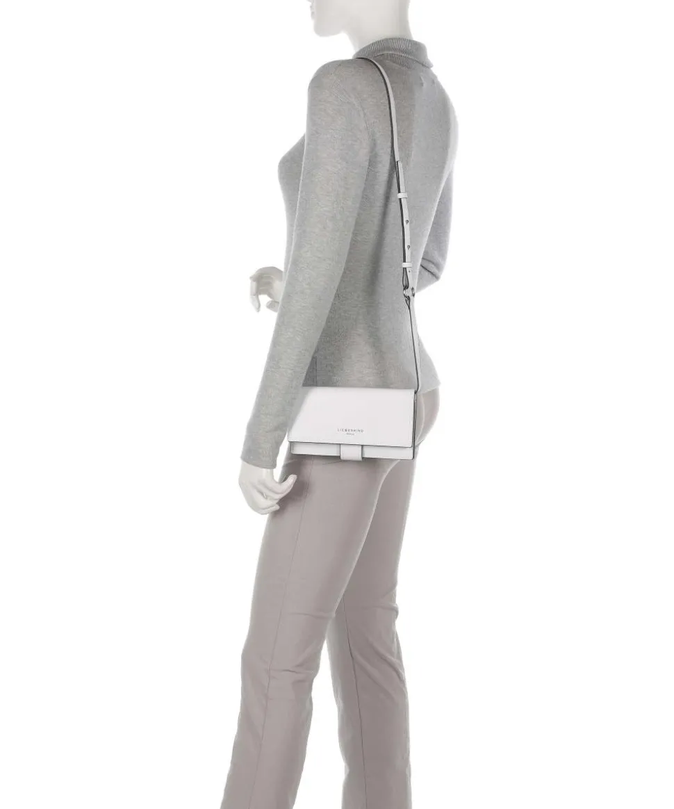 Lisa Calf Optic L Geldbörse fein genarbtes Leder weiß