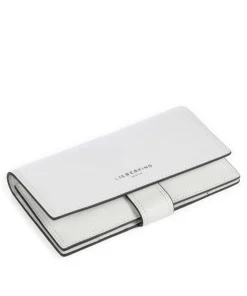 Lisa Calf Optic L Geldbörse fein genarbtes Leder weiß