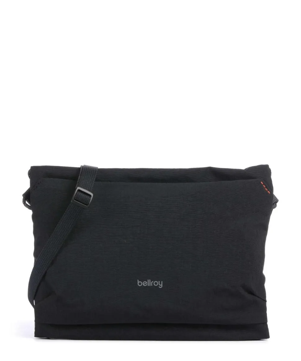 Lite Umhängetasche recyceltes Nylon schwarz