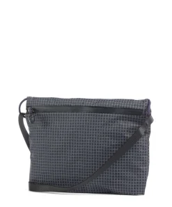 Lite Umhängetasche recyceltes Nylon dunkelgrau