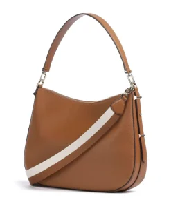 Liv Large Beuteltasche genarbtes Rindsleder braun