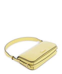 Liv Schultertasche fein genarbtes Rindsleder gelb