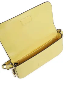 Liv Schultertasche fein genarbtes Rindsleder gelb