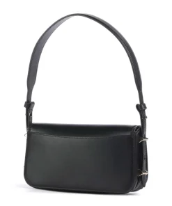 Liv Schultertasche fein genarbtes Rindsleder schwarz