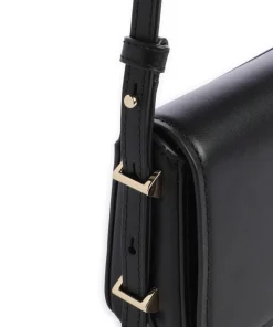 Liv Schultertasche fein genarbtes Rindsleder schwarz