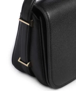 Liv Umhängetasche genarbtes Rindsleder schwarz