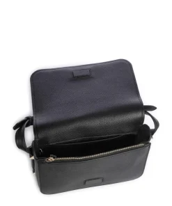 Liv Umhängetasche genarbtes Rindsleder schwarz