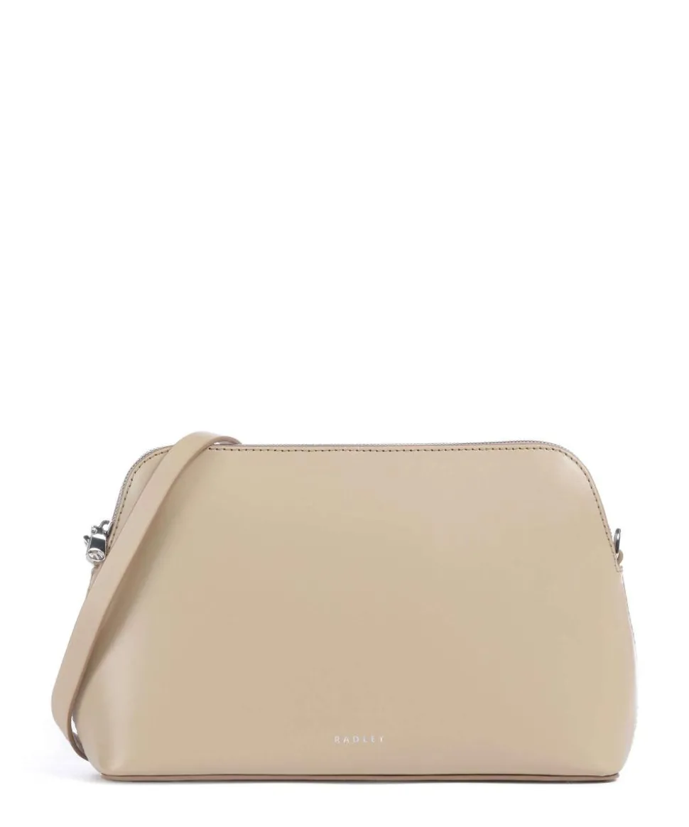 Liverpool Street Umhängetasche fein genarbtes Rindsleder beige