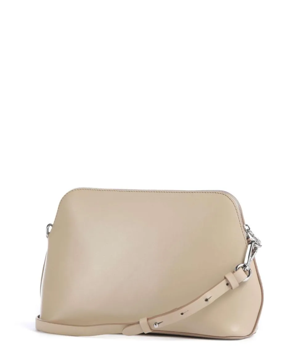 Liverpool Street Umhängetasche fein genarbtes Rindsleder beige