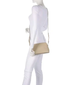 Liverpool Street Umhängetasche fein genarbtes Rindsleder beige