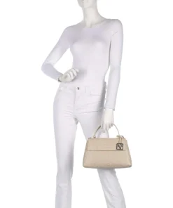 Liz Handtasche Polyurethane creme