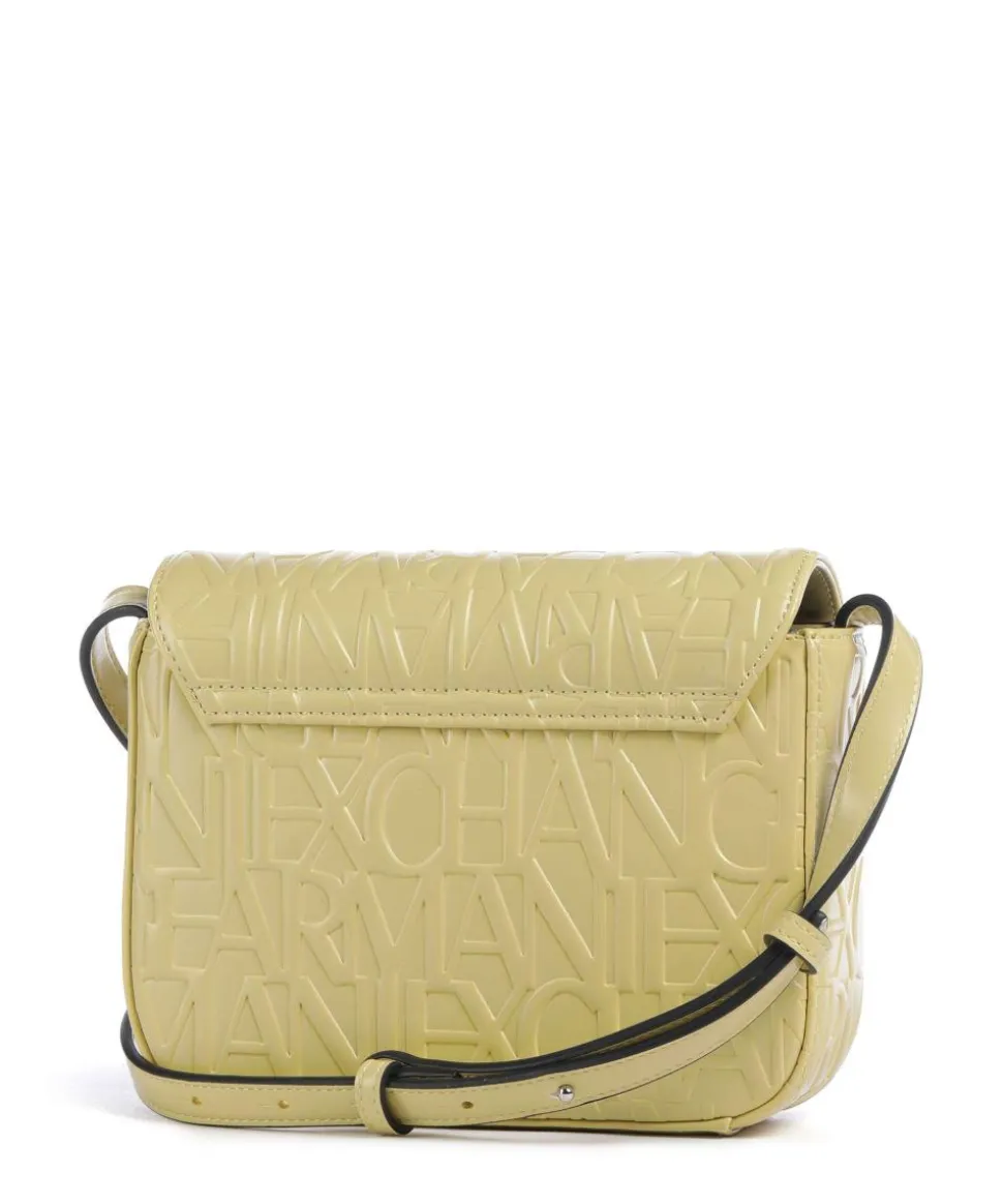 Liz M Umhängetasche Lederimitat gelbgrün
