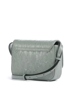 Liz M Umhängetasche Lederimitat graugrün