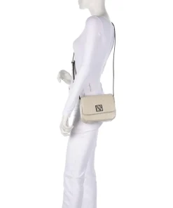 Liz M Umhängetasche Lederimitat beige