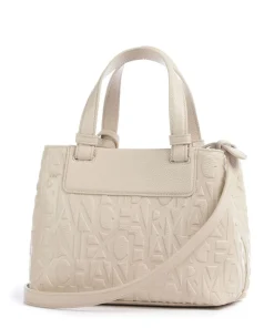 Liz Monogram S Handtasche Lederimitat vanillegelb