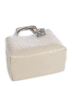 Liz S Handtasche Lederimitat elfenbein