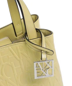 Liz S Handtasche Lederimitat gelb