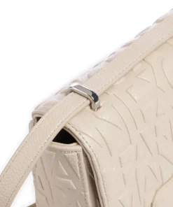 Liz Umhängetasche Lederimitat creme