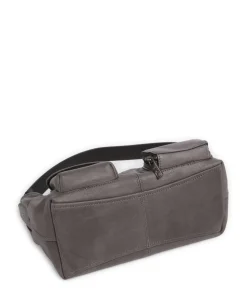 LK 204 3D Leather S Schultertasche fein genarbtes Rindsleder taupe