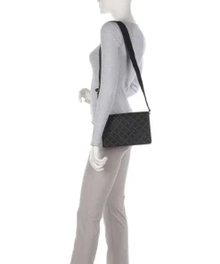 Loenna Umhängetasche Lederimitat schwarz