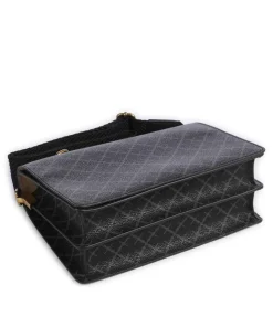 Loenna Umhängetasche Lederimitat schwarz