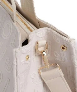 Logo Shopper Baumwolle, Polyester champagner