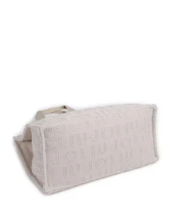 Logo Shopper Baumwolle, Polyester champagner