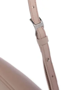 Lora Small Pebble S Umhängetasche fein genarbtes Rindsleder rosa