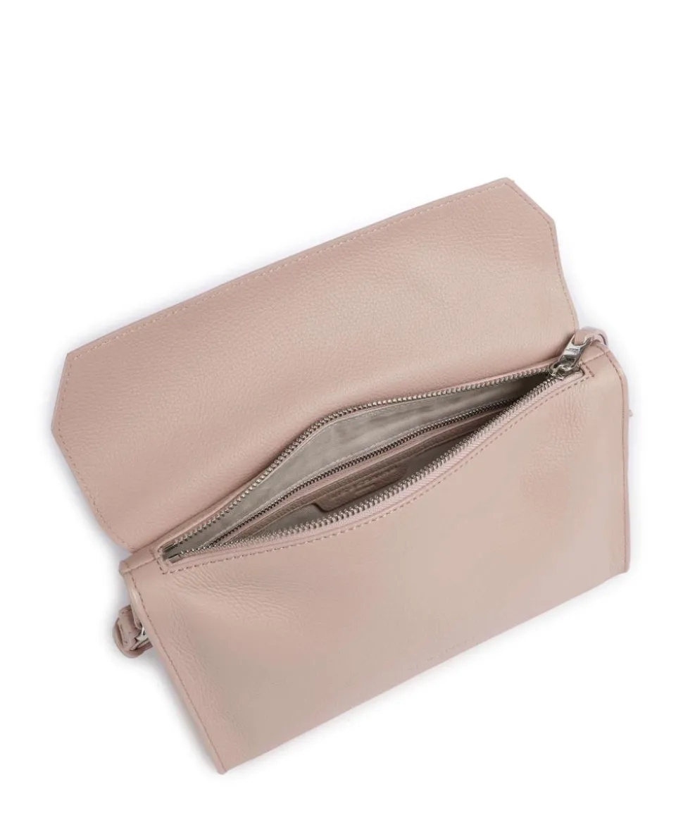 Lora Small Pebble S Umhängetasche fein genarbtes Rindsleder rosa