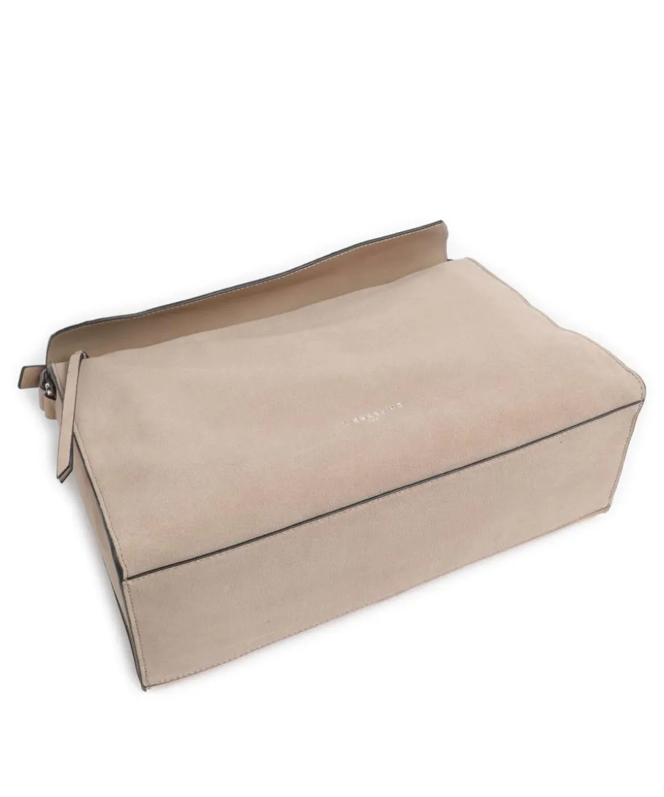 Lora Suede M Umhängetasche aufgerautes Leder beige