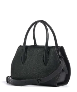 Lord Handtasche genarbtes Leder schwarz