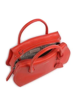 Lord Handtasche genarbtes Leder orange