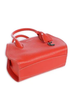 Lord Handtasche genarbtes Leder orange