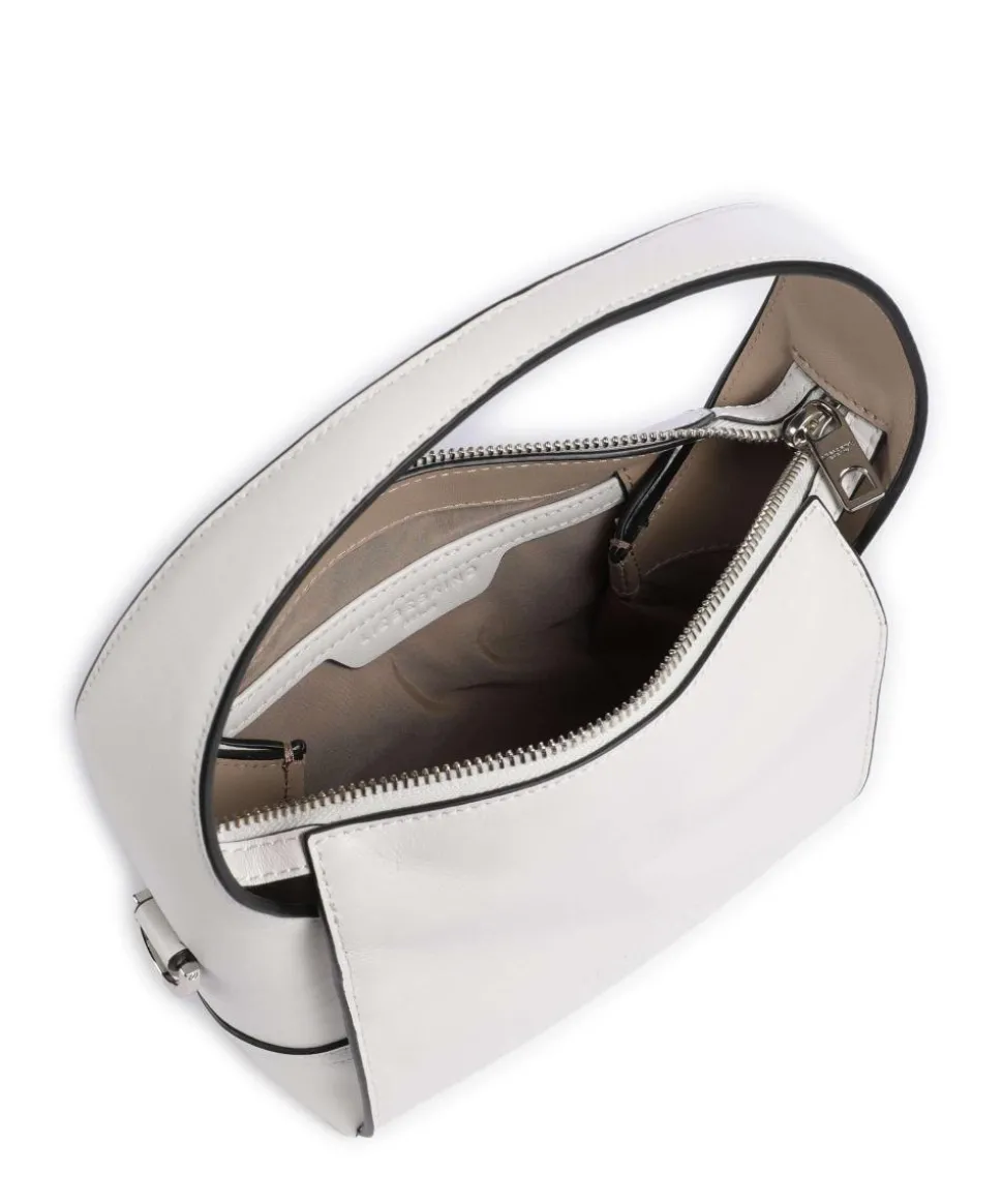 Lou 2 Calf Optic XS Umhängetasche fein genarbtes Leder weiß