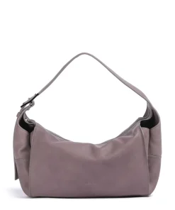 Lou 2 3D Leather M Beuteltasche genarbtes Rindsleder violett