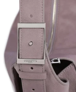 Lou 2 3D Leather M Beuteltasche genarbtes Rindsleder violett