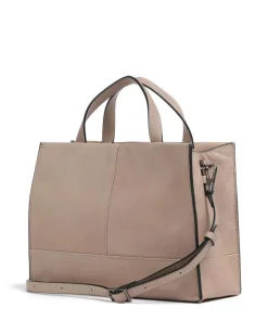 Lou 2 3D Leather M Handtasche genarbtes Leder beige