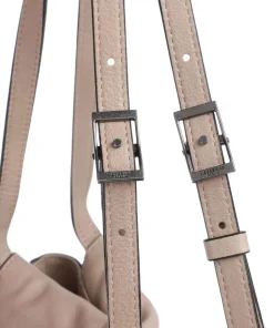 Lou 2 3D Leather M Shopper genarbtes Leder beige