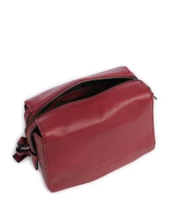 Lou 2 3D Leather S Umhängetasche genarbtes Rindsleder rot