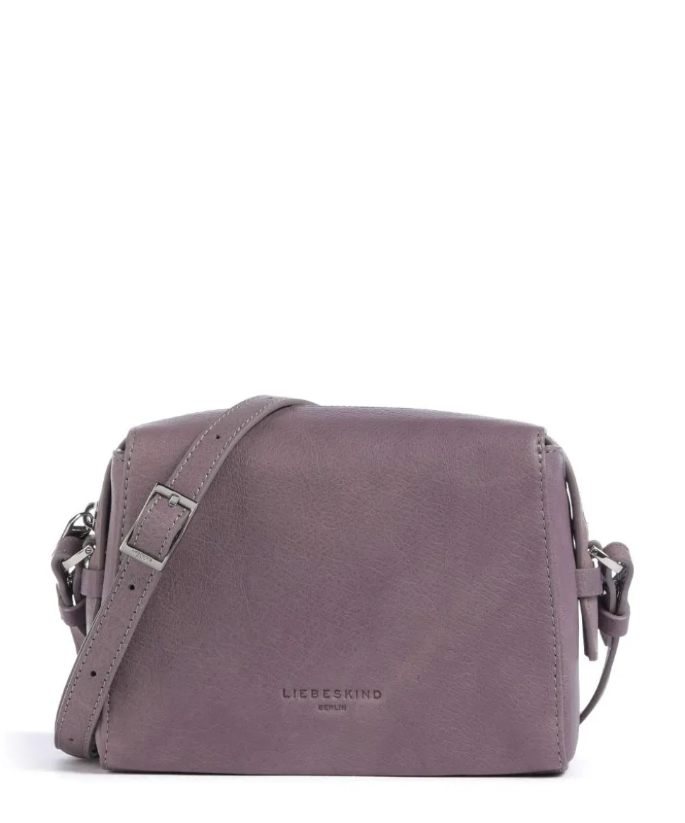 Lou 2 3D Leather S Umhängetasche genarbtes Rindsleder violett