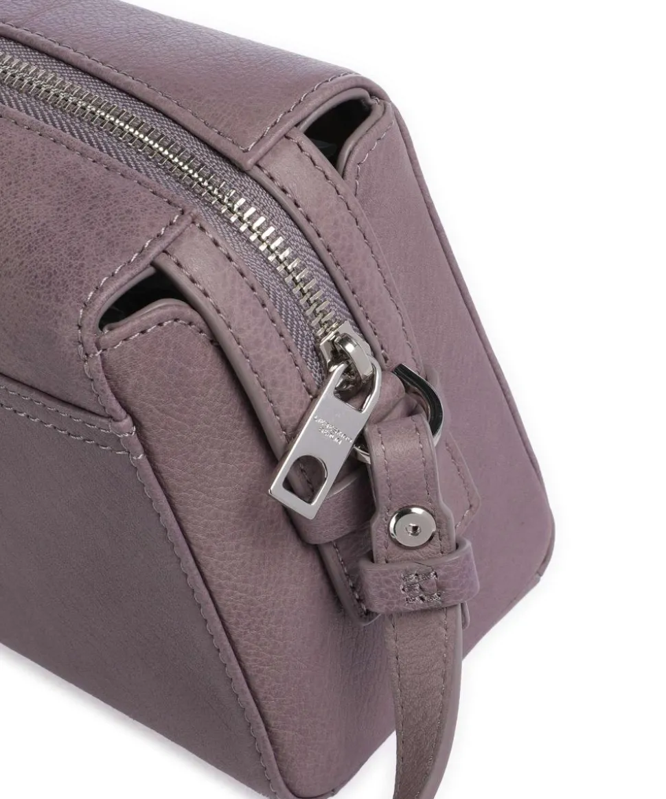 Lou 2 3D Leather S Umhängetasche genarbtes Rindsleder violett