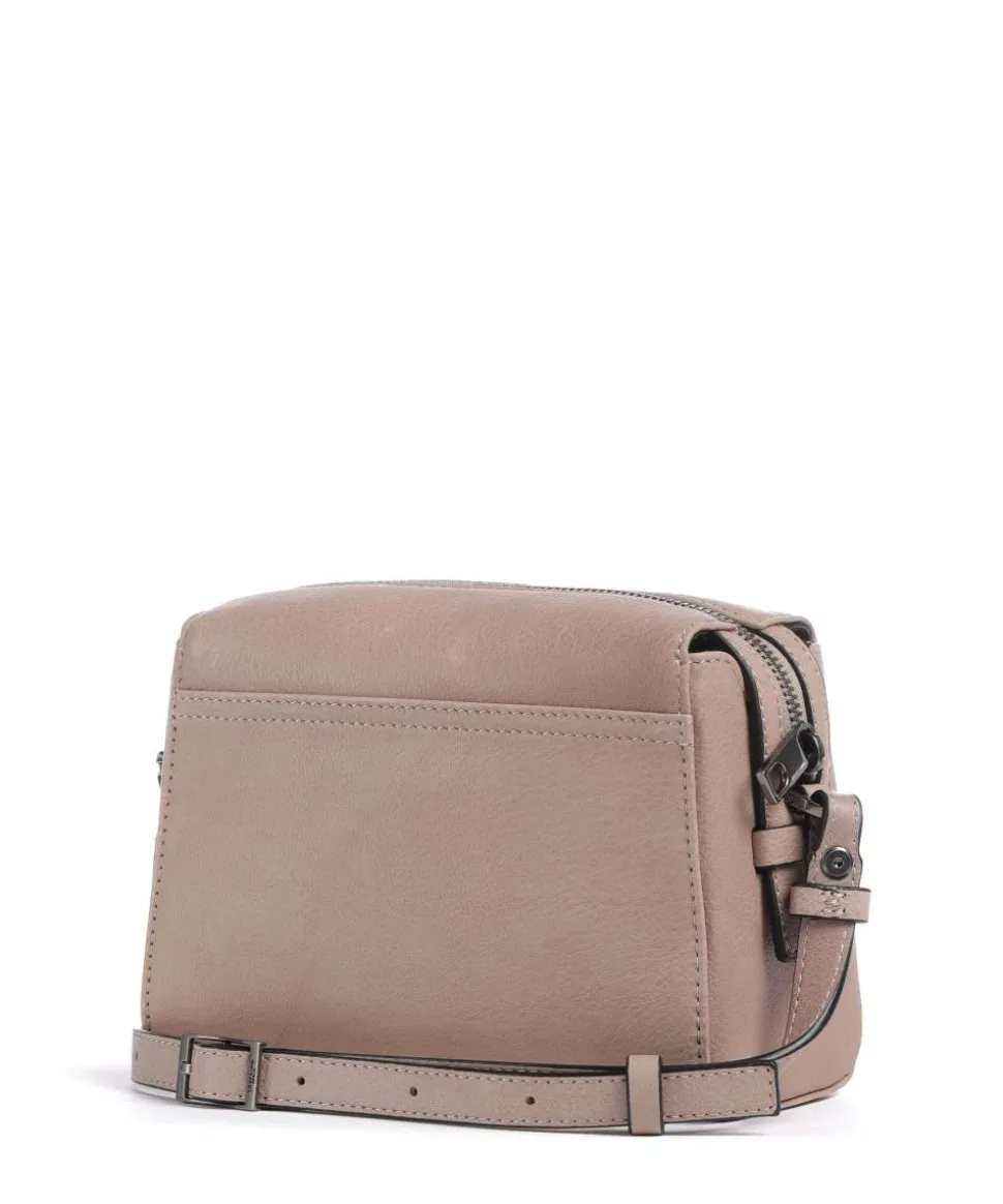 Lou 2 3D Leather S Umhängetasche genarbtes Rindsleder beige