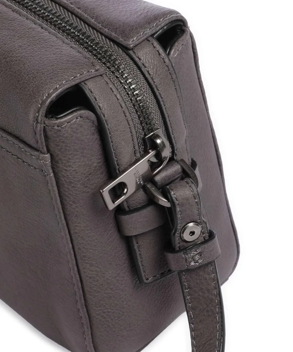 Lou 2 3D Leather S Umhängetasche genarbtes Rindsleder taupe