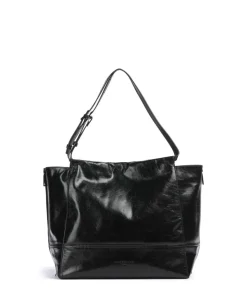 Lou 2 Paper Touch L Shopper Leder schwarz