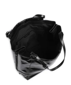 Lou 2 Paper Touch L Shopper Leder schwarz