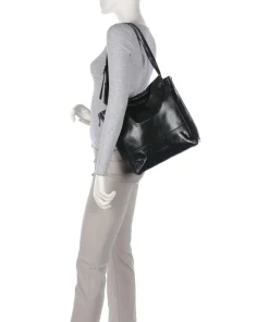 Lou 2 Paper Touch M Shopper Leder schwarz