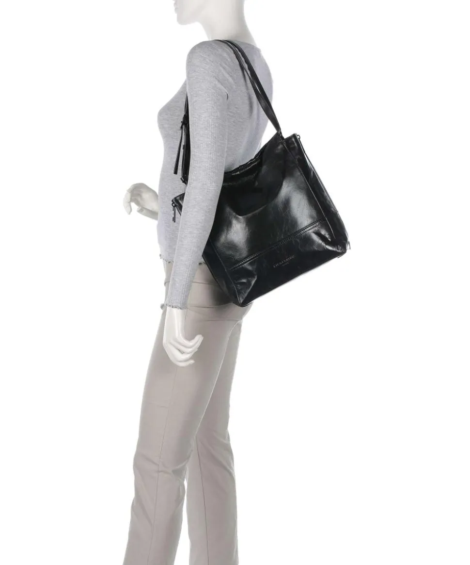 Lou 2 Paper Touch M Shopper Leder schwarz