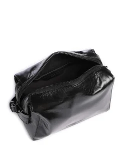 Lou 2 Paper Touch S Umhängetasche Rindsleder schwarz